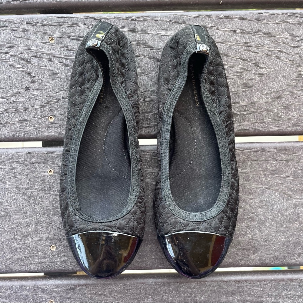 DANA BUCHMAN Women’s Black Flats Size 7